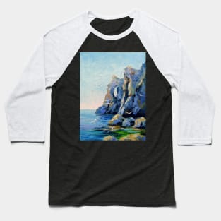 Rocks by the sea Baseball T-Shirt